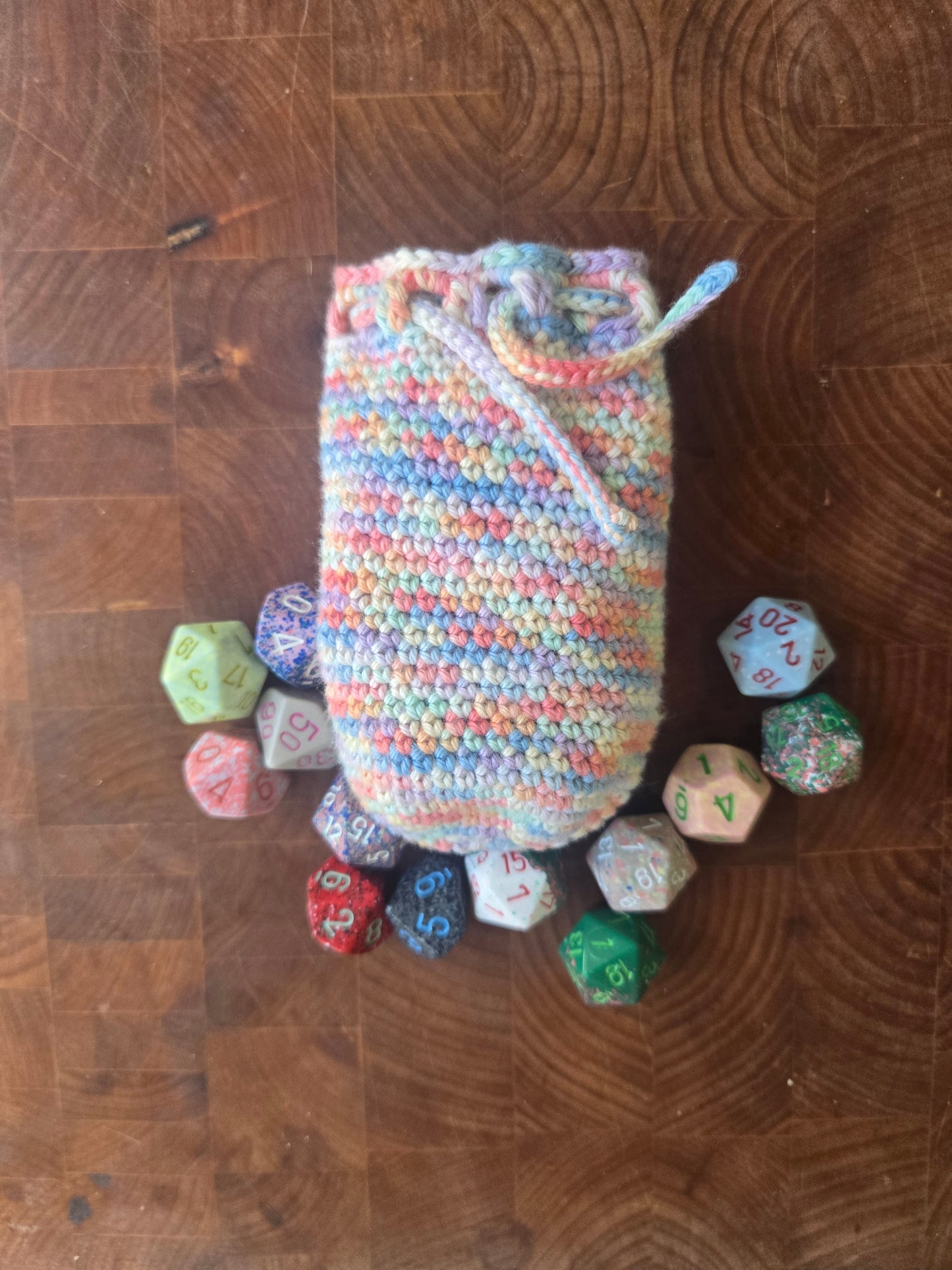 Large Rainbow Dice bag!