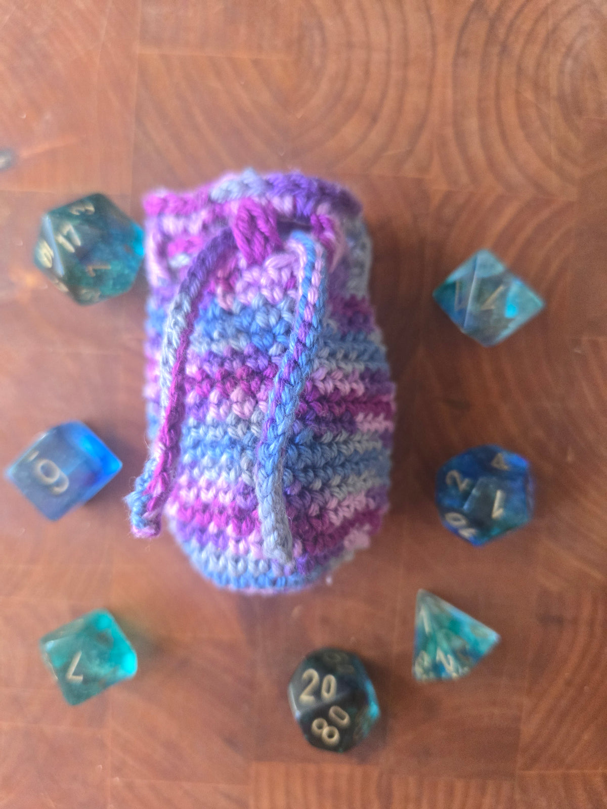 Dragon 7 die set Dice bag