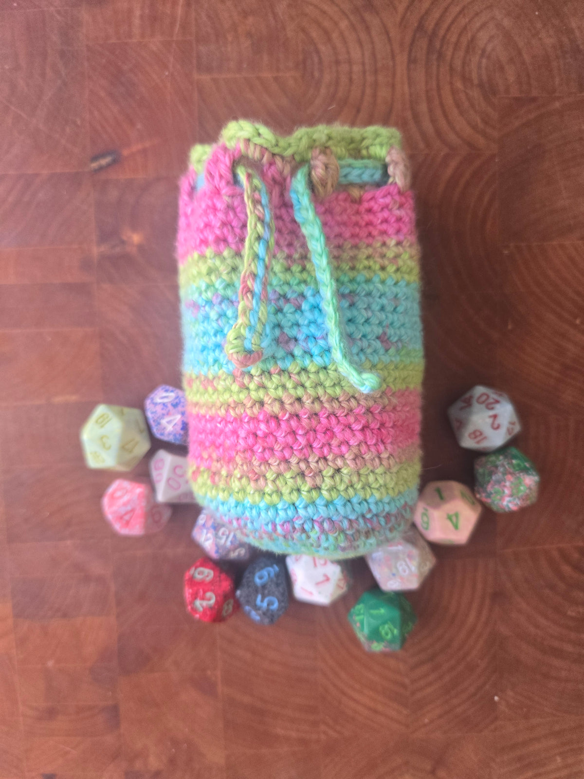 Large Watermelon dice bag