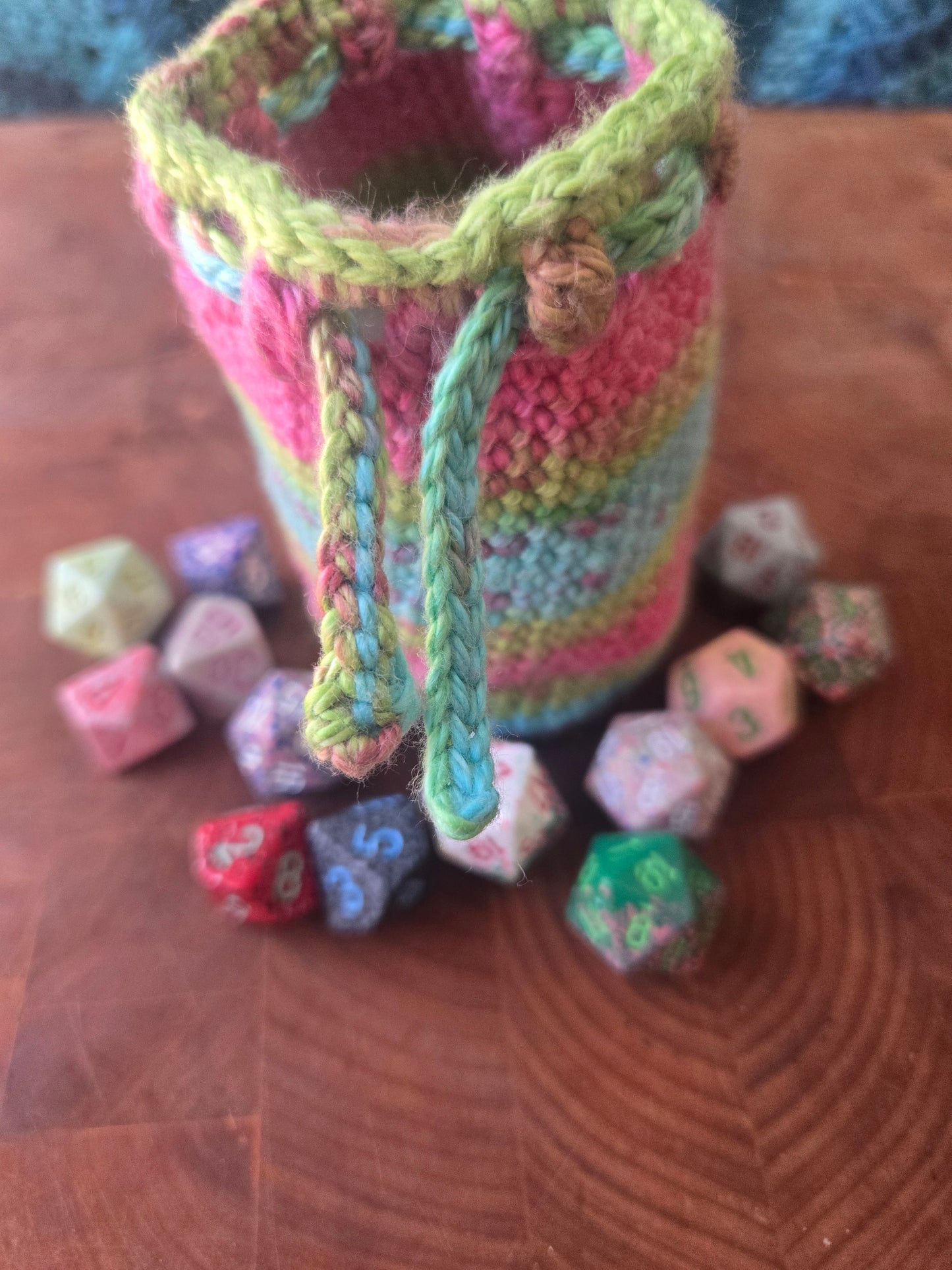 Large Watermelon dice bag