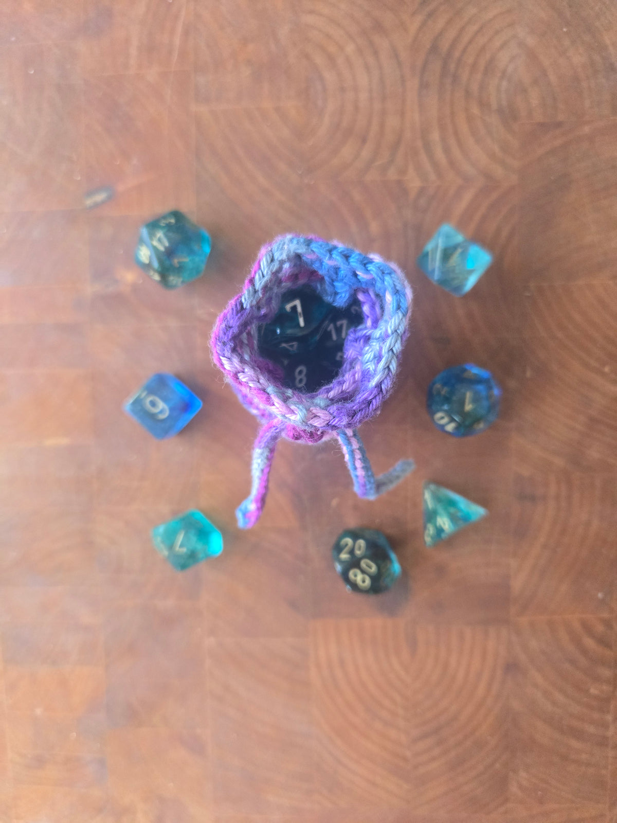 Dragon 7 die set Dice bag